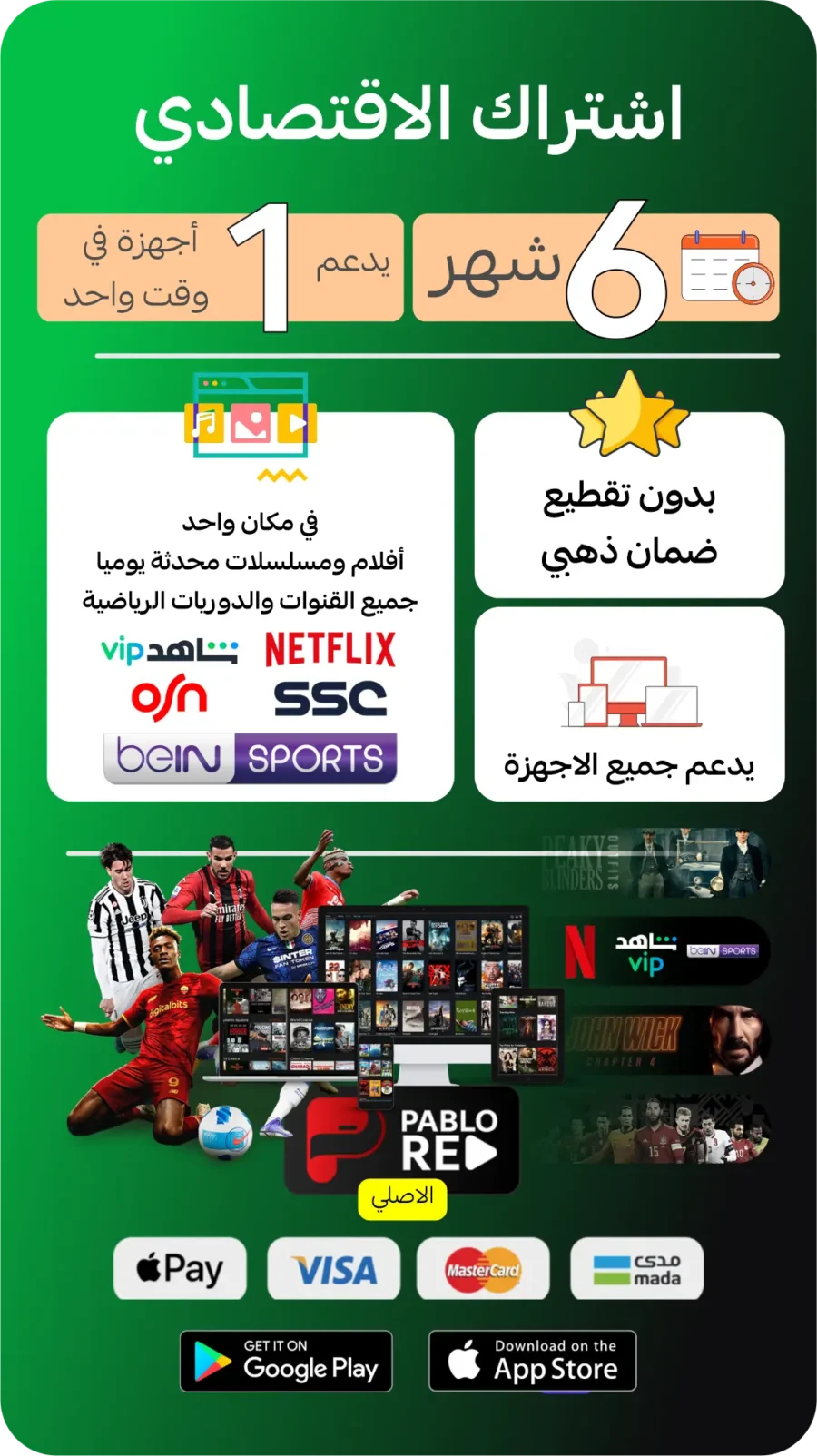 اشتراك بابلو الاقتصادي